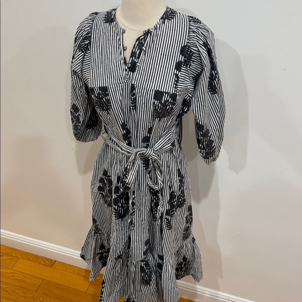 SZ Blockprints Aaron Navy Dress, Size: XS - Picture 6 of 10